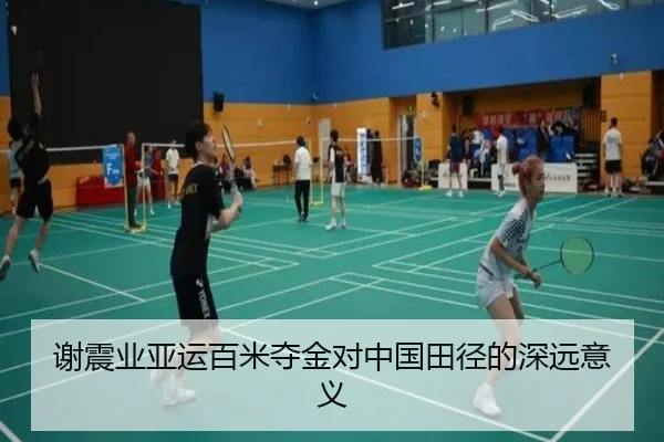 谢震业亚运百米夺金对中国田径的深远意义